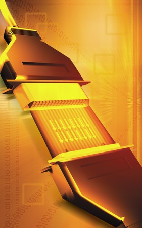 Data cableの写真素材