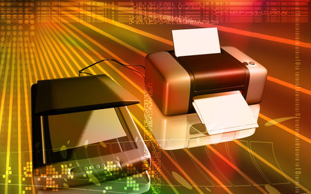 Scanner and printer 