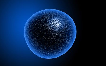 Digital illustration of molecules in colour background 	の写真素材