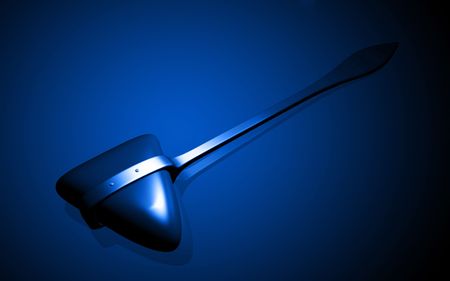 Digital illustration of  surgical hammer in colour background	の写真素材