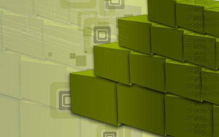 Digital illustration of digital background colour in green	の写真素材