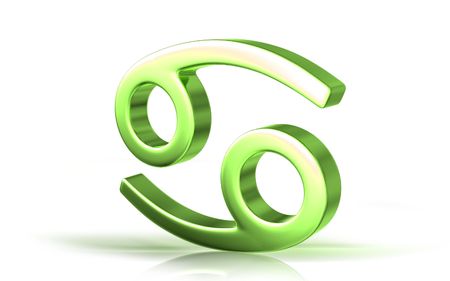 Digital illustration of Zodiac symbol in isolated background	の写真素材