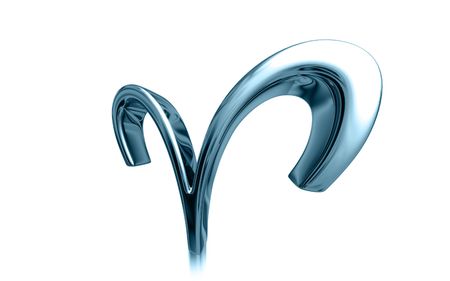 Digital illustration of Zodiac symbol in isolated background	の写真素材