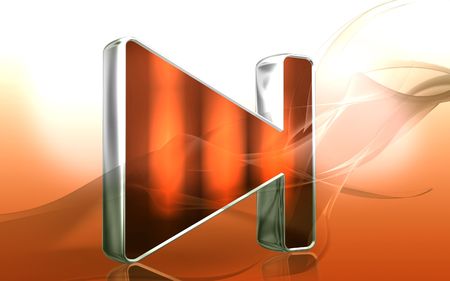 Digital illustration of next  sign in colour background	の写真素材