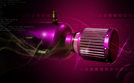 Digital illustration of Catch can in colour background	の写真素材