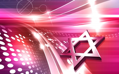 Digital illustration of star symbol in isolated background	の写真素材