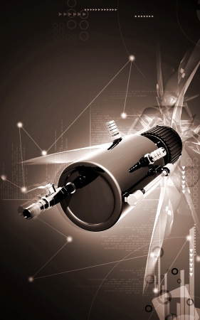 Digital illustration of Catch can in colour background	の写真素材