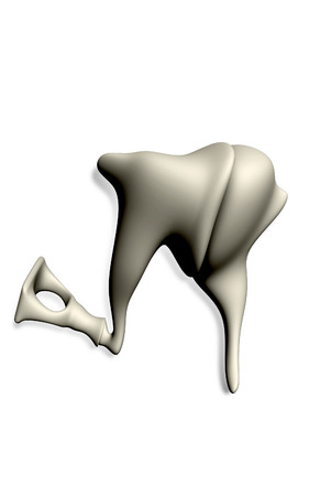 Digital illustration of earの写真素材