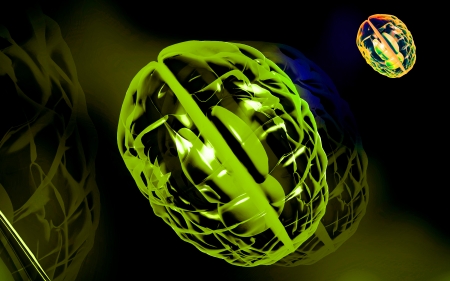 Digital illustration of  brain in colour  background 	の写真素材
