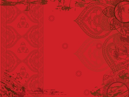 Henna Mandala Backgroundのイラスト素材