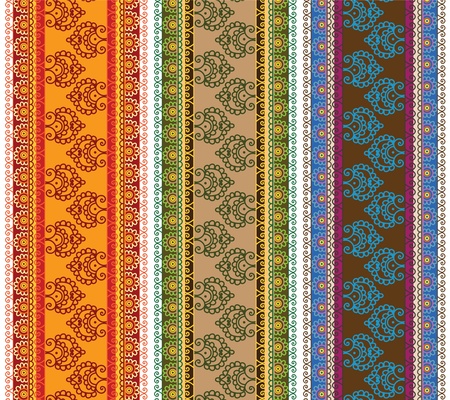 Henna Banners, very elaborate and easily editableのイラスト素材