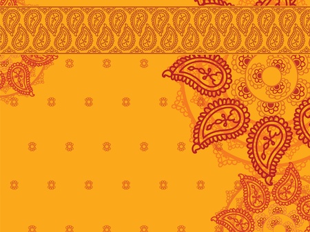 Paisley Mandala Backgroundのイラスト素材