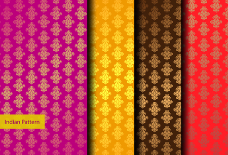 Indian Pattern - Detailed and easily editableのイラスト素材