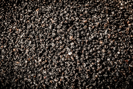 Black gravelの写真素材