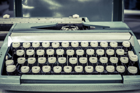 Vintage effect classic typewriterの写真素材