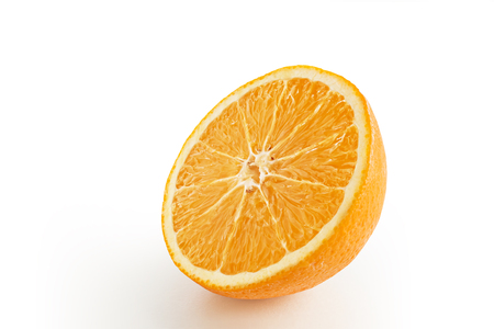 orange nature on a white background.の写真素材
