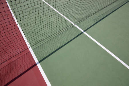 photo of empty tennis court.の写真素材