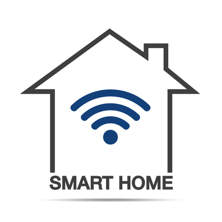 Smart home control infographic vector illustration EPS10のイラスト素材