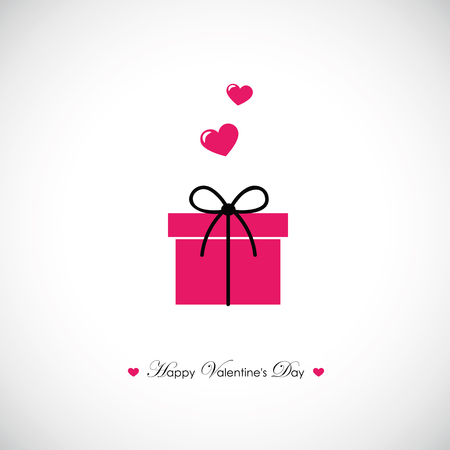 pink gift for celebrations valentines day vector illustration EPS10のイラスト素材
