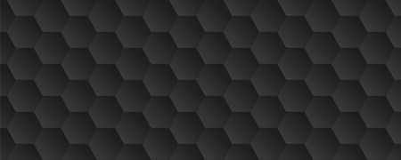 black abstract honeycomb background vector illustration EPS10のイラスト素材