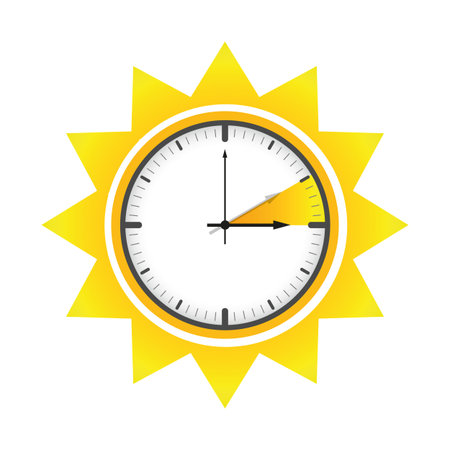 summer time clock daylight saving time sun