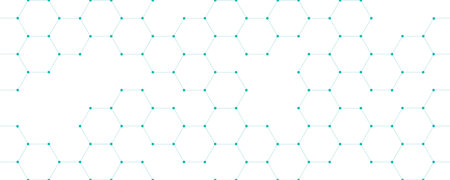 grey technical honeycomb background digital electronics vectorのイラスト素材