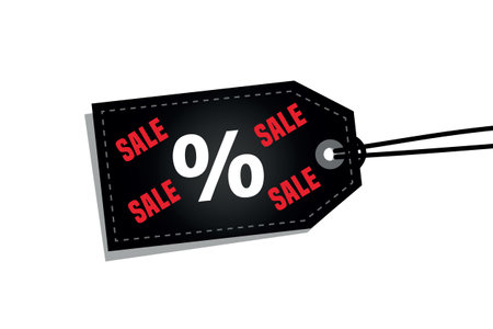 big sale promotion label isolated on whiteのイラスト素材