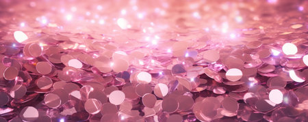 beautiful pink shiny glitter background bannerの素材