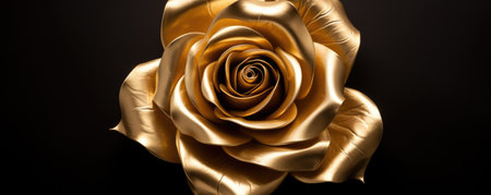 beautiful golden abstract rose background illustrationの素材
