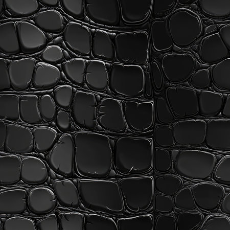 crocodile skin seamless pattern background illustrationの素材