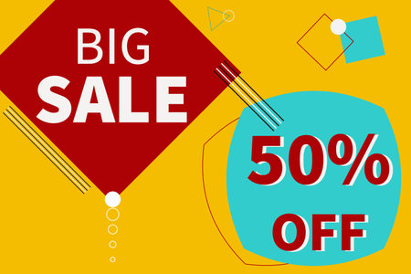 Sale banner. Sale offer price sign. Discount for a product or serviceのイラスト素材