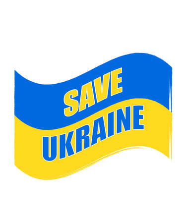 stop the war in Ukraine, save the childrenのイラスト素材