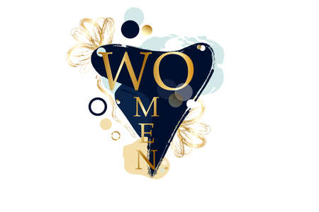 women's products. beautiful inscription. women, feminismのイラスト素材