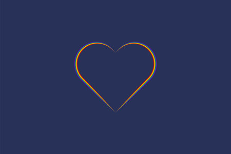 Image of heart with lgbt flag. Love has no borders. All you need is loveのイラスト素材