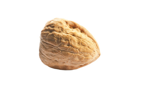 walnut closeup on the white background