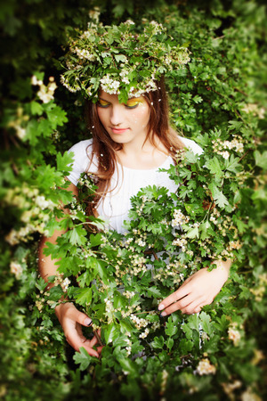 spring girlの写真素材