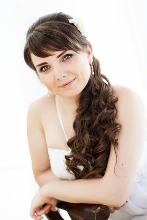 portrait of the brideの写真素材