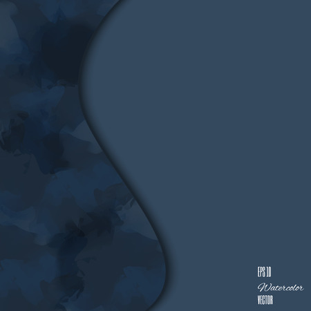 watercolor blue background vector wallpaper skyのイラスト素材