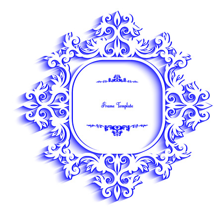 vintage background frame design  vector victorian styleのイラスト素材