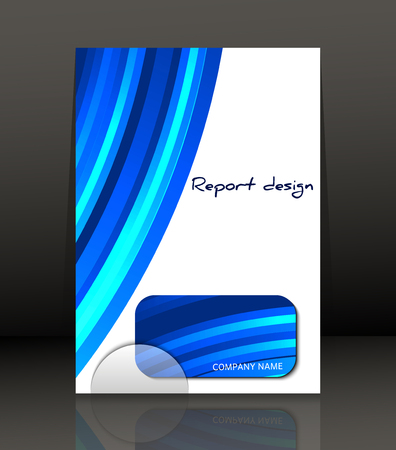 Abstract composition.Template Design for flyer. Brochure design. Poster in A4 size. Vector, illustration.のイラスト素材