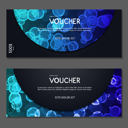 Gift voucher. Vector, illustration.のイラスト素材