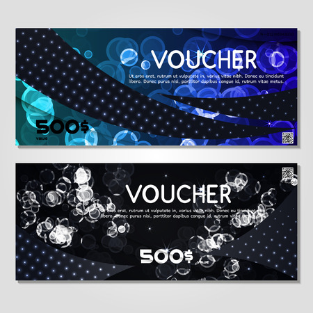 Gift voucher. Vector, illustration.のイラスト素材