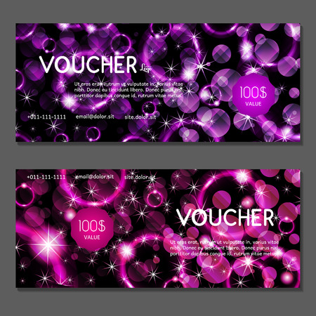 Gift voucher. Vector, illustration.のイラスト素材