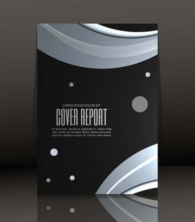 Abstract composition. Template Design. Brochure. Poster in A4 size.のイラスト素材