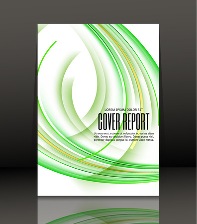 Template design for cover. Banner in A4 size. Abstract background. Vector, illustration.のイラスト素材