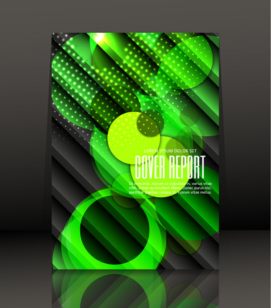 Template design for cover. Banner in A4 size. Abstract background. Vector, illustration.のイラスト素材