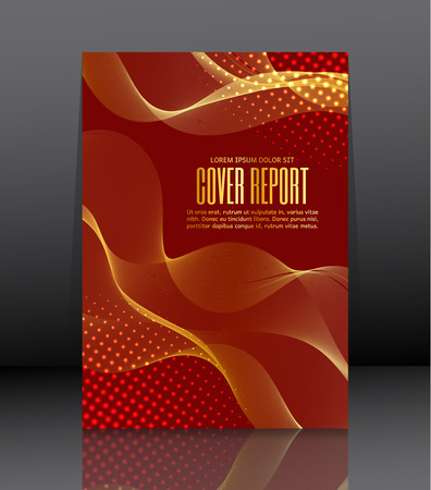 Template design for cover. Banner in A4 size. Abstract background. Vector, illustration.のイラスト素材