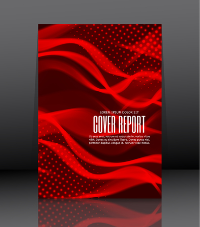 Template design for cover. Banner in A4 size. Abstract background. Vector, illustration.のイラスト素材