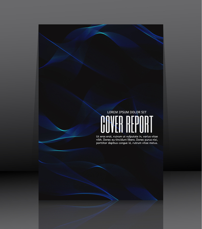 Template design for cover. Banner in A4 size. Abstract background. Vector, illustration.のイラスト素材