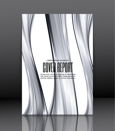 Template design for cover. Banner in A4 size. Abstract background. Vector, illustration.のイラスト素材